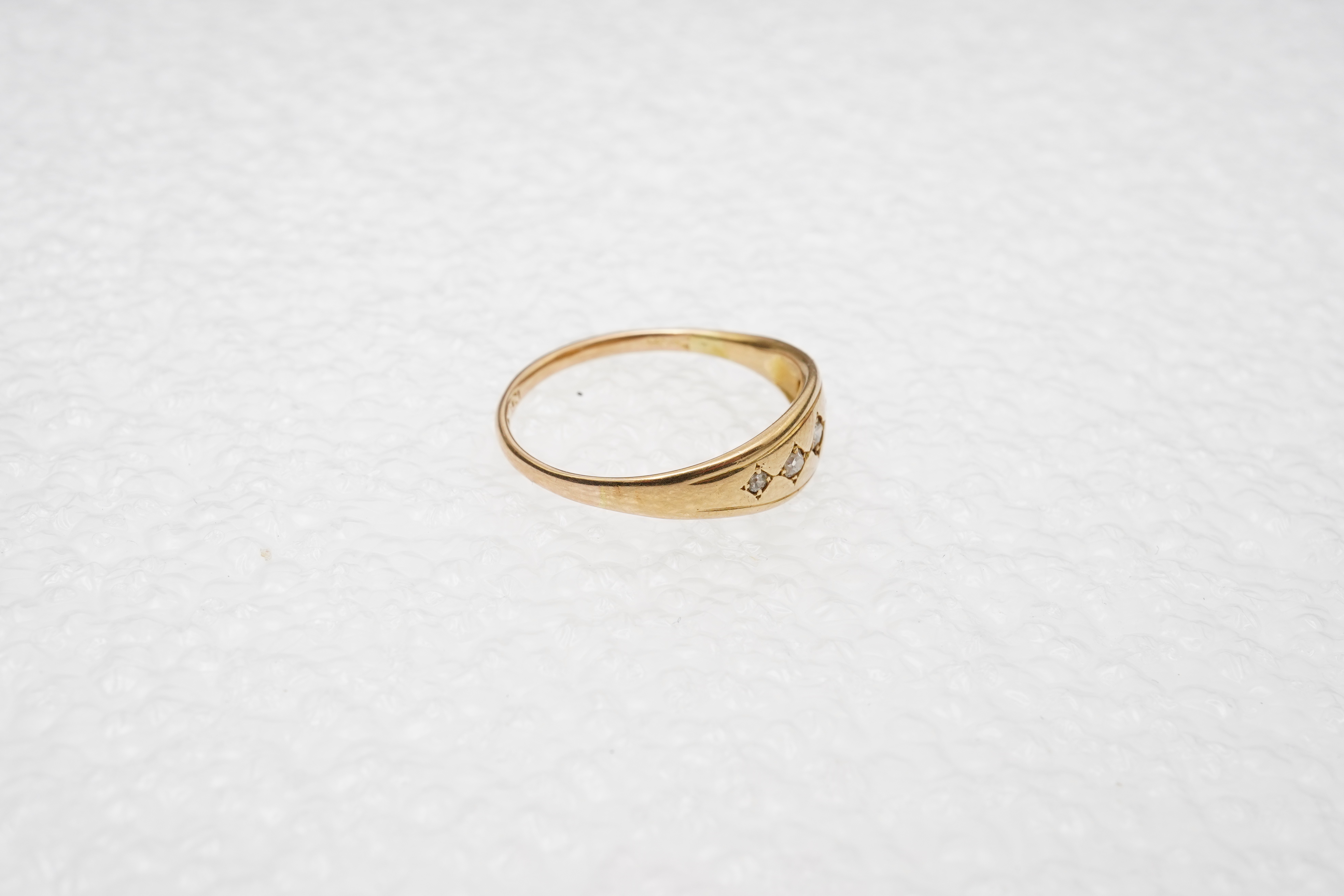 A diamond five-stone ring, early 20th century